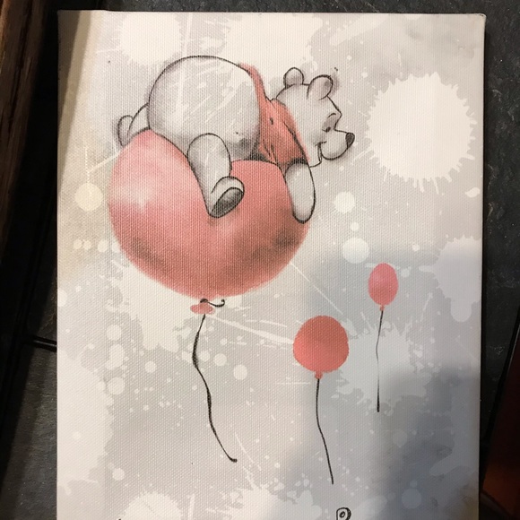 pooh wall art